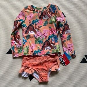 NWT 3Y-4Y Disney Moana 2-piece Swim Set